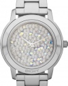 DKNY Glitz Silver-tone 3-Hand Analog Women's watch #NY8474