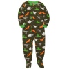 Carter's Big Boys Dinosaurs Fleece Footed Blanket Sleeper Pajamas-Size 7 Kids