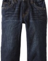 Levi's Baby-Boys Infant 526 Elastic Loose Straight Jean, Midnight, 24 Months