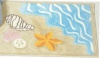SEA SHELL ocean BATH MAT rug Starfish sand dollar NEW