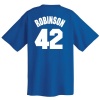 Jackie Robinson Brooklyn Dodgers Cooperstown Name and Number T-Shirt