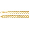 CleverEve Luxury Series 8.0mm 14K Yellow Gold 23.10 grams Curb Chain Necklace 18 w/ Lobster Clasp