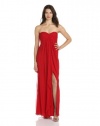 Jill Jill Stuart Women's Strapless Gown, Red, 4