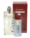 Declaration By Cartier For Men. Gift Set ( Eau De Toilette Spray 3.4 Oz + Deodorant Stick 2.5 Oz).