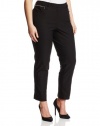 Calvin Klein Women's Plus-Size Tech Stretch Pant, Black, 20W