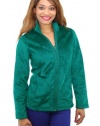 Style&co. Sport Reversible Fleece Jacket (L, Bold Teal)