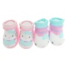 Hello Kitty 2-Pair-Pack [Baby Blue Bow] Baby Booties Socks, 0-12 Months