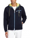 Nautica Men's Full Zip Reversible Bonded Fleece Knit
