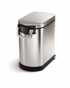 simplehuman 25-Liter Pet Food Storage Can, Brushed Stainless Steel