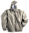Tri-Mountain Men's Water Resistant Hooded Jacket