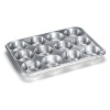 Nordic Ware Natural Aluminum Commercial Muffin Pan, 12 Cup