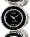 XOXO Women's XO5213 Black Dial Black Enamel Bracelet Watch