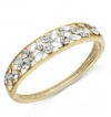 Charter Club Gold-Tone Glass Crystal Hinge Bangle Bracelet