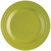 Rachael Ray Dinnerware Double Ridge Dinner Plate Set, 4-Piece, Green