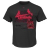 Majestic St. Louis Cardinals Black Pop T-Shirt Big & Tall