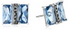 Judith Jack Abalone Wonder Sterling Silver Swarovski Marcasite Blue Spinel Stud Earrings