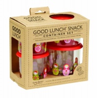 SugarboogerGood Lunch Snack Container, Matryoshka Doll, 4-Count