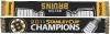 NHL Boston Bruins Stanley Cup Champions Scarf (Black, One Size Fits All)