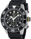 Seiko Men's SSC021 Solar Diver Chronograph Watch