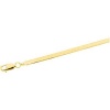 CleverEve Luxury Series 14K Yellow Gold 4.50 grams 3mm Flexible Herringbone Chain 18 Polished Chain