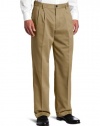 Dockers Men's Comfort Waist Khaki D3 Classic Fit Pleated-Cuffed Pant, Malt, 34 32