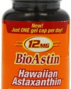 Nutrex Hawaii Bioastin Hawaiin Astaxanthin - 12 mg - 50 Gel Caps