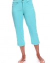 Miraclebody Annette Basic Crop Jeans Aqua 8