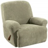 Sure Fit Stretch Royal Diamond 1-Piece Recliner Slipcover, Sage