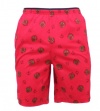 Nautica Men's Loungewear, Knit Printed Sleep Shorts (XL, Red Skies)
