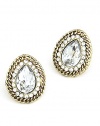 BOXINGCAT Women's Elegant Ol Style Swanky Gemstone White Earrings