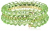 1928 Jewelry Pastel Bracelets Coil Wrap Bracelet
