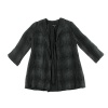 Eileen Fisher Womens Petites Linen 3/4 Sleeves Open-Front Blazer