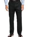 Ralph Lauren Mens Regular Fit Black Dress Pants 34 x 30 Flat Front Trousers