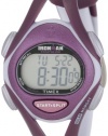 Timex Women's T5K007 Ironman Sleek 50-Lap Plum/Gray Resin Strap Watch