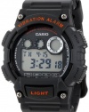 Casio Men's W735H-8AVCF Super Illuminator Black Watch