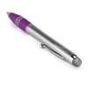 BoxWave TwistGrip Pen Capacitive Microsoft Surface Pro 3 Stylus - Fiber Tip Capacitive Touchscreen Stylus w/ Retractable Twist Ballpoint Pen and Ergonomic Rubber Grip Barrel Design (Poetic Purple)