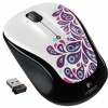 Logitech Wireless Mouse M325 with Designed-for-Web Scrolling - White Paisley