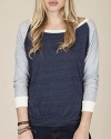 Alternative Womens Slouchy Eco-Jersey Printed Pullover
