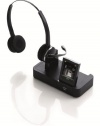 Jabra PRO 9465 Duo Wireless Headset with Touchscreen for Deskphone, Softphone & Mobile Phone