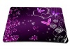 Meffort Inc Standard 7 x 9 Inch Mouse Pad - Pink Purple Butterfly Design