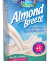 Blue Diamond Almond Breeze Milk, Unsweetened Original, 32-Ounce Boxes (Pack of 12)