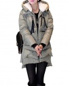 BeautyAdele Women's Casual Personalized Uniforms Style Warm Down Coat With Cap