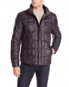 Kenneth Cole New York Men's Packable Quilted Shirt Jacket