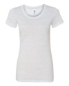 Bella Canvas Ladies' Triblend Short-Sleeve T-Shirt - WHITE FLECK TRIBLD - L