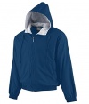 Augusta Men's Sportswear Hooded Fleece Lined Taffeta Jacket