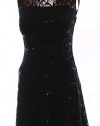 Lauren Ralph Lauren Women's Petite Lace Sequin Sheath Dress