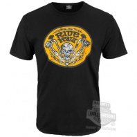 Harley-Davidson Mens Handlebar Justice Skull Vintage Wash Black S/S T-Shirt