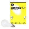 48 100 Watt GE Soft White Incandescent Light Bulbs (Case of 48)