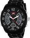 U.S. Polo Assn. Sport Men's US9484 Analog-Digital Display Analog Quartz Black Watch