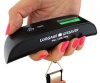 Digital Luggage Scale 110lb | 50kg • LCD Backlight • Battery • Temperature Sensor + FREE Air Travel Guide